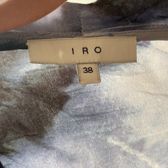 IRO 100% silk printed blouse - Picture 4 of 6
